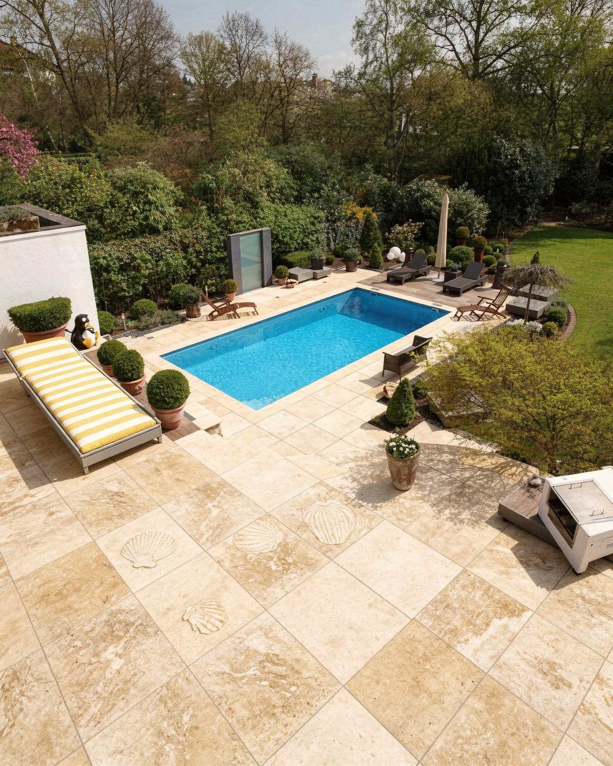Outdoor, Garten- & Poolplatten — Anwendungsbeispiel 1